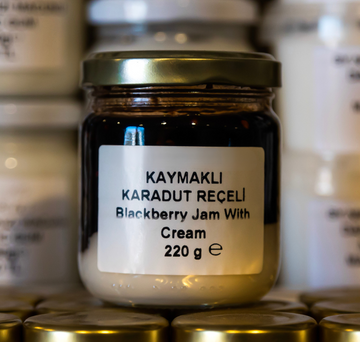 Blackberry Jam with Cream