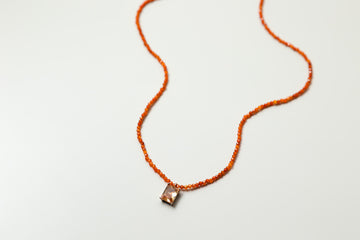 Orange Sparkle Necklace