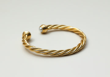 Gold & Pearl Stack Bracelet