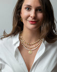 Bee_Love_Gold _ Pearl_Stack_Necklace