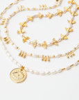 Bee_Love_Gold _ Pearl_Stack_Necklace